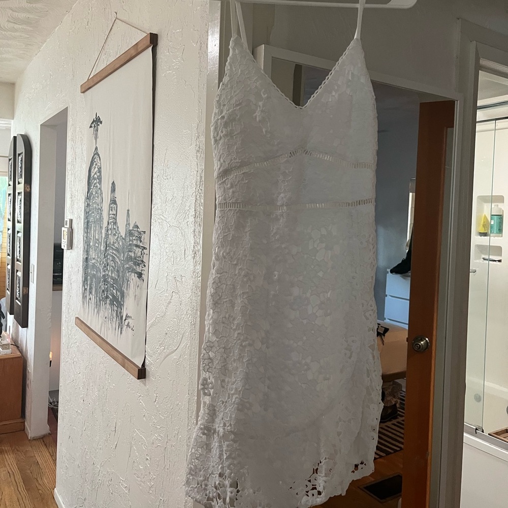 Abercrombie floral lace dress